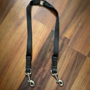 Double Dog Leash with Metal Clips